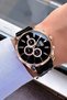 Men's Wristwatch 3 Atm Water Resistant Black Color Steel Band Cbk134 - 3