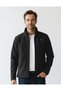 Men's Softshell Black Waterproof and Windproof Jacket with Fleece Inside - 2