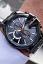 Men's Wristwatch 3 Atm Water Resistant Smoked Color Steel Band Tjeg2034C5 - 3