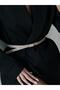 Imported Oval Gold Buckle Thin Belt, Trouser Belt, Shirt Belt, Jacket Belt - 4