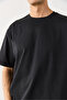 Men's Oversize Thick T-Shirt 100% Cotton - Black - 7