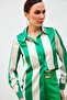 Striped Casual Shirt - Green - 6