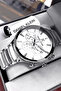Exclusive Men's Wristwatch 3 Atm Water Resistant Silver Color Steel Band Dke2131C1 - 2