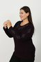 Stone Print Combed Cotton Blouse
