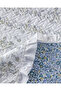 طقم مفرش سرير كينج متعدد الأغراض من Blossom Stripe مقاس 240x220 سم أزرق - 4