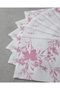 Floryna 20-Pack Paper Napkins 33X33 cm Pink-White - 2