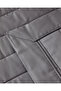 Valery Cotton Satin Quilted Double Bedspread Set Dark Gray - 4