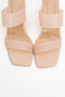 Women's Skin Heeled Transparent Slippers 123 - 2