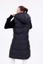 Gray Black New Season Double-Sided Hooded Long Puffer Vest - 5