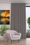 Velvet-Textured Living Room Hotel Living Room Children's Room Decorative Foam Drapery Curtain Single Panel Mink