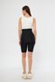 Above Knee Biker Adjustable High Waist Stretchy Toning and Firming Short Maternity Leggings - 6