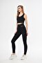High Waist Lycra Recovery Leggings Crop Set - 3