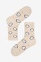 Girl's Shiny Penguin Multicolored 4-Piece Socks - 4