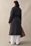 Henry Double Breasted Collar Stash Coat - Anthracite - 5