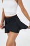 Yüksel High Waist Leggings Skirt-Looking Sports Shorts, Shorts Skirt - 5
