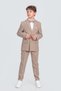 Boy's Striped Jacket Shirt Pants Bow Tie Suit Te.1001Y - 7