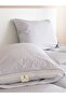 Gray Bamboo Pillow 50X70 cm Hypoallergenic with Extra Cover - 5