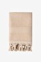 Thin and Easy-Dry Curl Towel Beige 50X90 cm