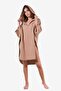 Cocoon Cotton 4 Layer Muslin Adult Poncho Brown / Light Brown - 2