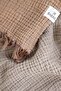 Cocoon 4 Layer Muslin Sofa Throw, Blanket Light Cinnamon - 3