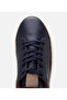 Men's Leather Navy Blue Ultra Light Sole Sports Shoes - 5