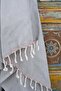 Tan Textured Peshtemal Gray 100X175 cm - 4