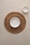 Round American Plate Made of Banana Fiber - 3