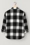 Men's Black White Striped Lumberjack Shirt – Comfortable Fit New Season Winter Fashion Trend - 3