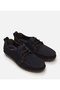 Men's Leather Navy Blue Casual Shoes - 2