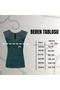 Women's Lace Brode Laced V-Neck Sleeveless Stylish Viscose Flexible Summer Curve Plus Size Blouse - 5