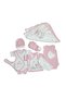 100% Cotton Organic 10-Piece Luxury Baby Girl Newborn Hospital Discharge Set - 6