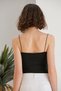 Women's Snap Fastener Body Hugging Bodysuit Sports Stylish Strappy Blouse - 7