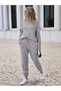Women's Standard Mold Knitted Textured Sports Design Stylish Knitwear Set - 4