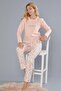 Women's Cotton Cute Pattern Long Sleeve Winter Pajamas Set 09-275 - 3
