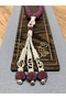Trabzon Hand Knitted Burgundy Blue Kazaz Rosary - 5