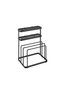 Tokyo LAVA Knife & Cutting Board Rack – Matt Black, 15 Knife Slots + 2 Board Compartments - 3