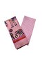 Set of 2 Kitchen Napkins 100% Cotton Woven Patterned and Printed 40 X 60 Towels - 2