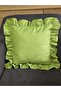 Ruffled Throw Pillow Cover Has Liquid Repellent Property - 3