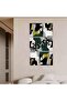 Modern Abstract Art Wall Panel - 24029 - Divided into three pieces