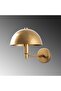 Togg Modern Metal Plated Headboard Single Wall Sconce Glossy Gold, Retro Wall Lamp Togg-14838 - 7