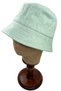 Mint Unisex Soft-Textured Thick Bucket Hat Mint Green Acrylic Cashmere Thick Soft Winter Bucket Hat - 5