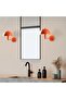 Togg Modern Metal Plated Headboard Single Wall Sconce Orange, Retro Wall Lamp Togg-14835 - 3