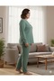 Women's Green Everything Pajama Set - 2