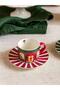 Christmas Themed 2-Person Porcelain Coffee Cup Set 90 ml (W5) - 2