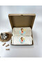 Virgo Designed 100% Cotton Short Sleeve Baby Bodysuit and Raw Pouch Gift Set - 4
