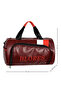 Fully Lined Waterproof Faux Leather Detailed Sport and Travel Hand and Shoulder Bag 47 cm