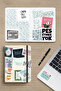 Motto Phone Laptop Bullet Journal Adhesive Foil Sticker Pack (20 Pcs) - 3