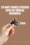 Modern Family Phone Laptop Bullet Journal Adhesive Foil Sticker Pack (20 Pcs) - 5