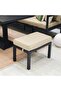Arial 9-Seater Outdoor Sofa cum Dining Set - Elegant Beige Steel Frame with Cushions - 7