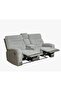 Holden 2 Seater Fabric Recliner - Grey | Comfortable Wood & Fabric Recliner Sofa | 2 Year Warranty - 5